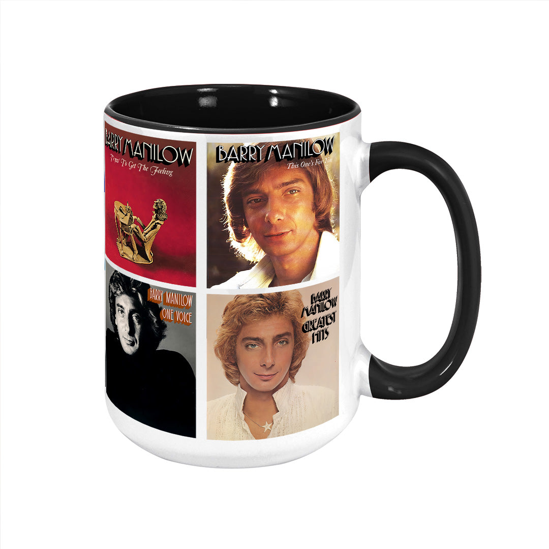 Barry Manilow Albums Cover 70s Collection Retro Mug