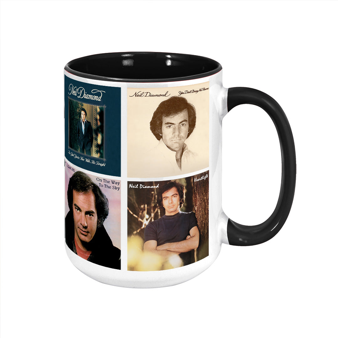 Neil Diamond Albums Cover Collection Retro Mug