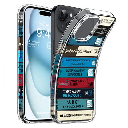 The Jackson 5 Albums Cassette Collection Retro Phone Case