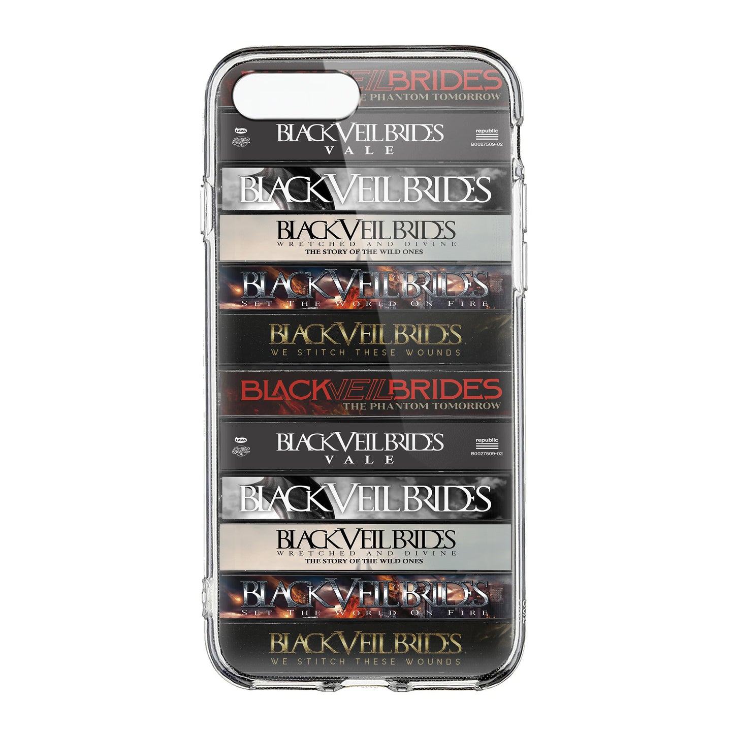 Black Veil Brides Albums Cassette Collection Retro Phone Case