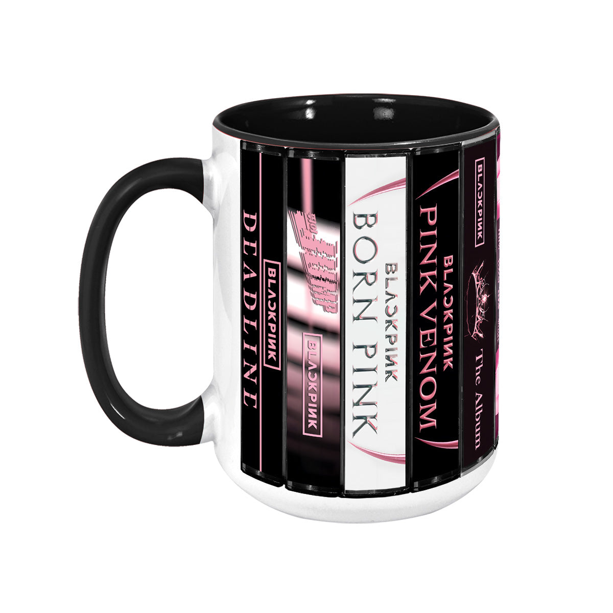 Blackpink Albums Cassette Collection Retro Accent Mug