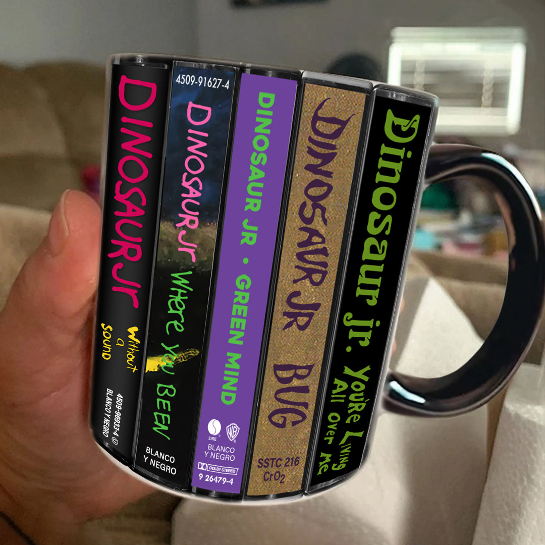 Dinosaur Jr Albums Cassette Collection Retro Accent Mug