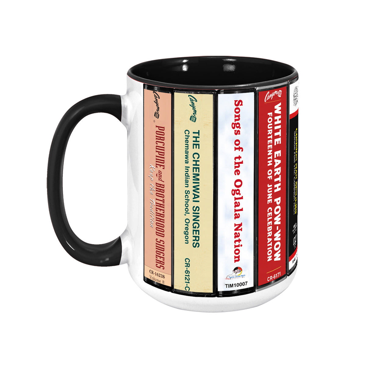 Indigenous Albums Cassette Collection Retro Accent Mug
