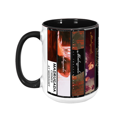 Madrugada Albums Cassette Collection Retro Accent Mug