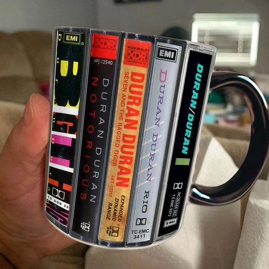 Duran Duran Albums Cassette Retro Collection Accent Mug