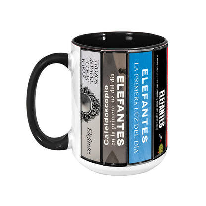 Elefantes Albums Cassette Collection Retro Accent Mug