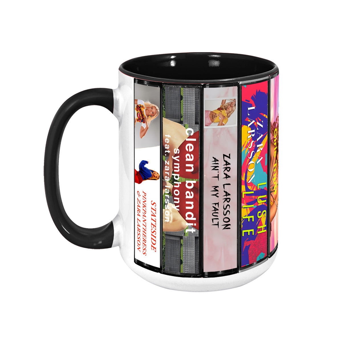 Zara Larsson Albums Cassette Collection Retro Accent Mug