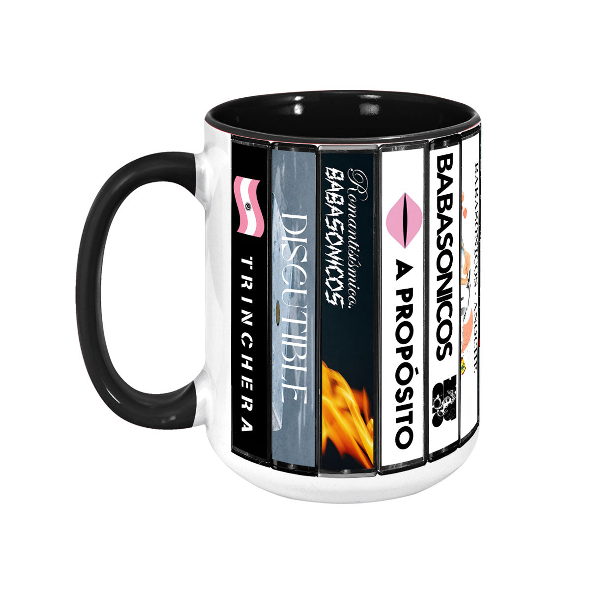 Babasonicos Albums Cassette Collection Retro Accent Mug