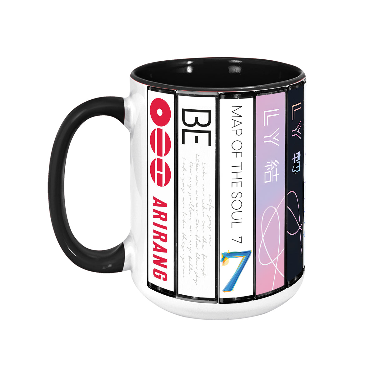 BTS Albums Collection Accent Mug
