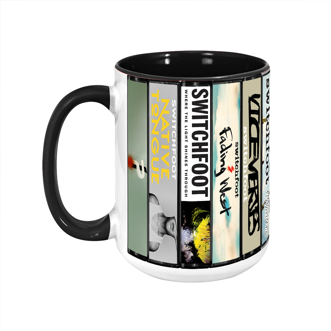 Switchfoot Albums Cassette Collection Retro Accent Mug