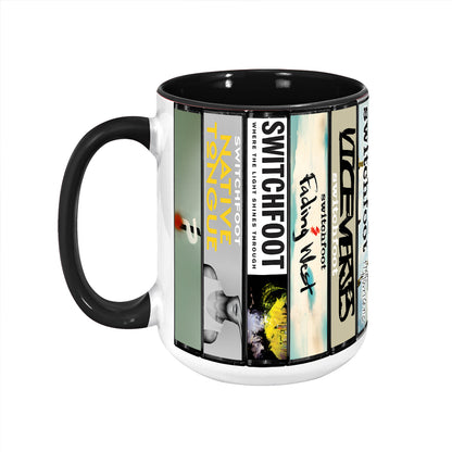 Switchfoot Albums Cassette Collection Retro Accent Mug