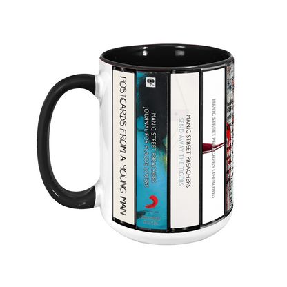 Manic Street Preachers Albums Cassette Collection Retro Accent Mug