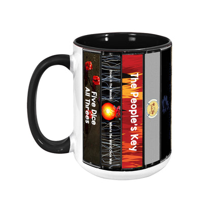 Bright Eyes Albums Cassette Collection Retro Accent Mug