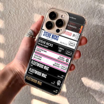 Stevie Nicks Albums Cassette Collection Retro Phone Case