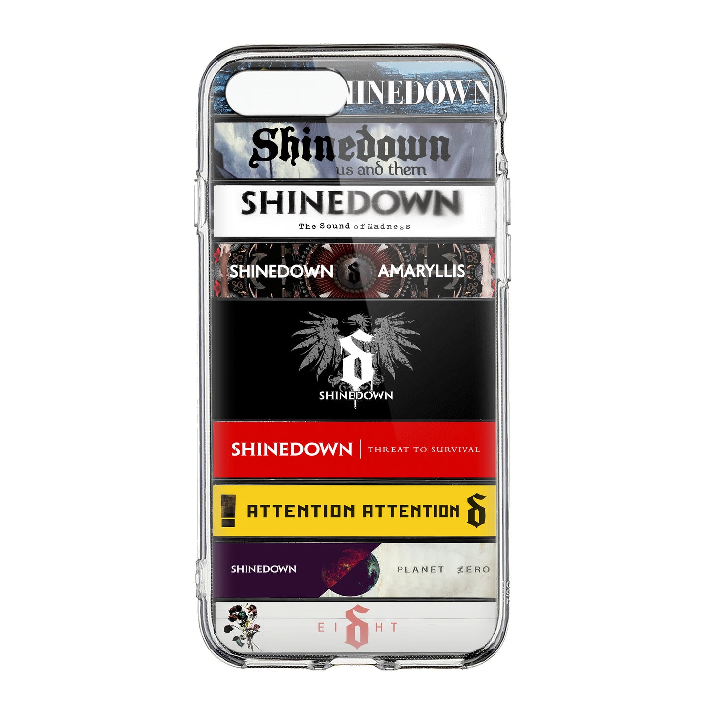 Shinedown Albums Cassette Collection Retro Phone Case - Logo Version