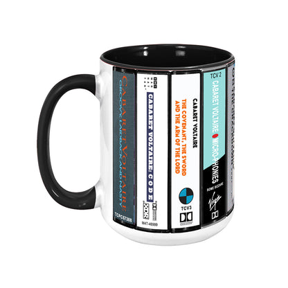 Cabaret Voltaire Albums Cassette Collection Retro Accent Mug