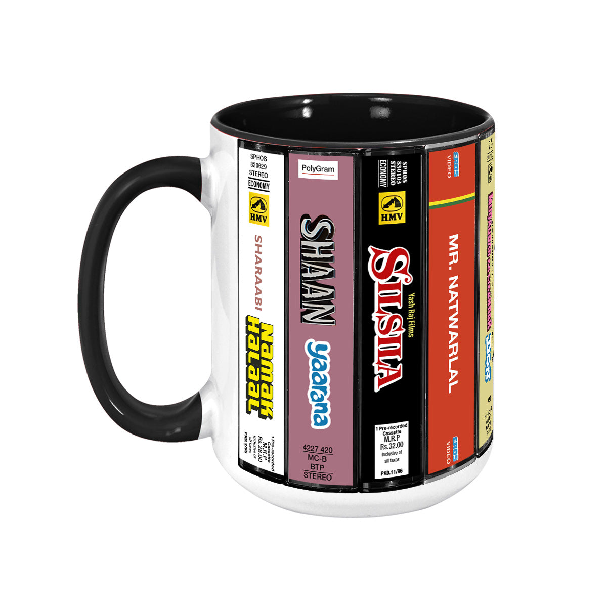 Bollywood Movie Collection Retro Accent Mug