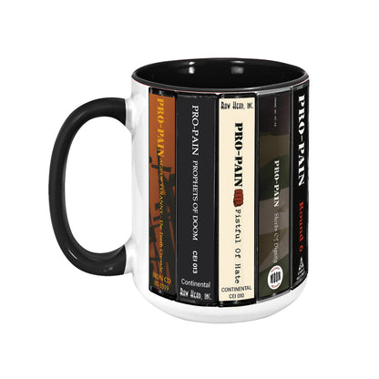 Pro-Pain Albums Cassette Collection Retro Accent Mug