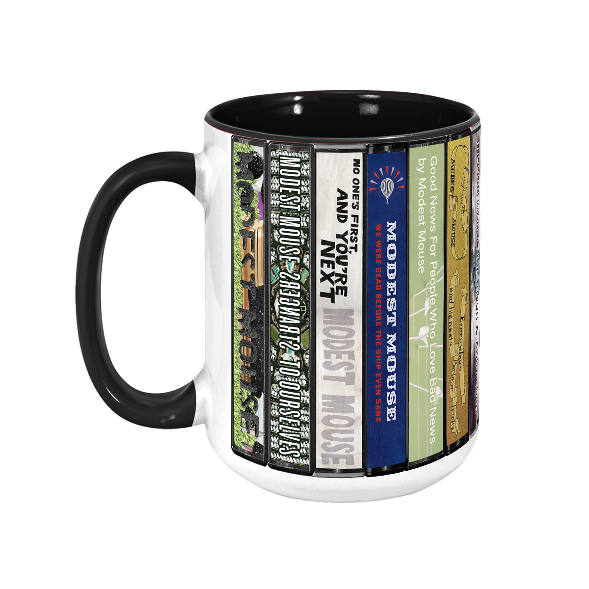 Modest Mouse Albums Cover Collection Retro Accent Mug