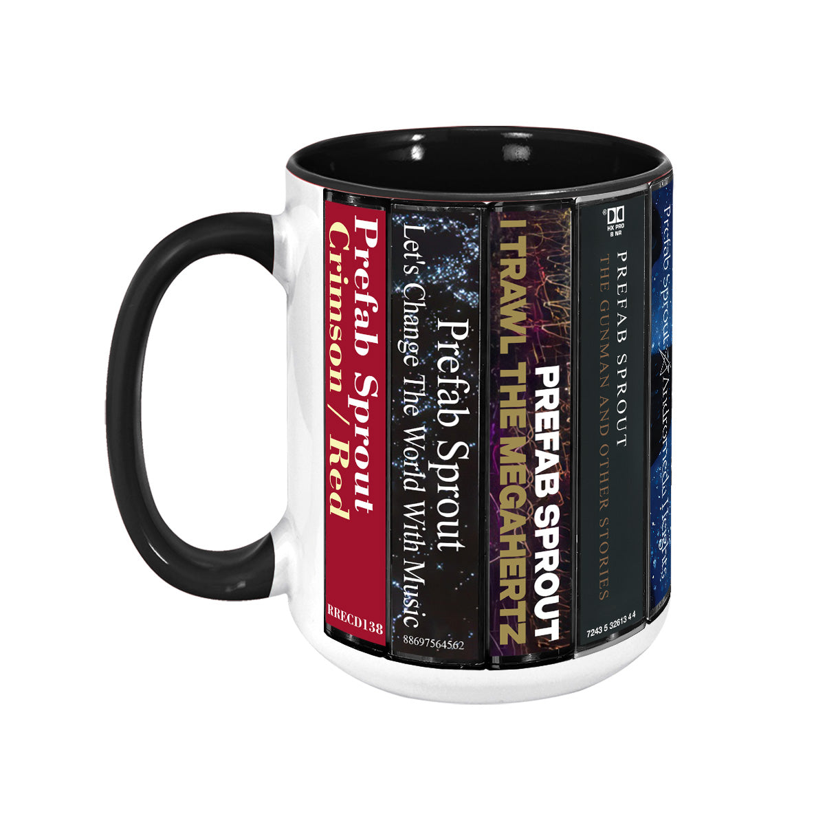 Prefab Sprout Albums Cassette Collection Retro Accent Mug