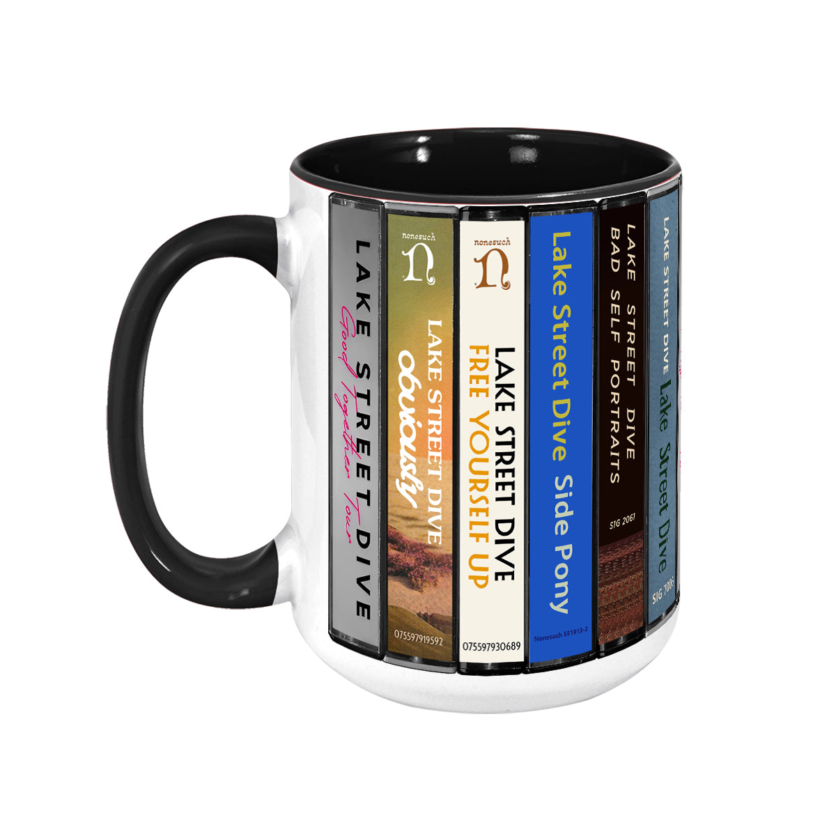 Lake Street Dive Albums Cassette Collection Retro Accent Mug