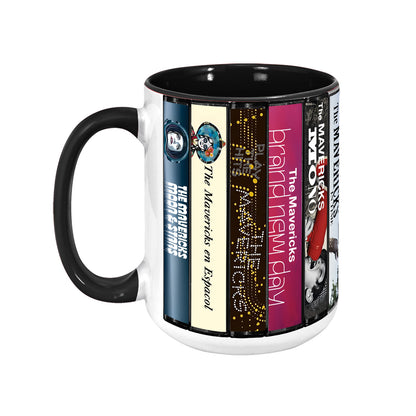 The Mavericks Albums Cassette Collection Retro Accent Mug