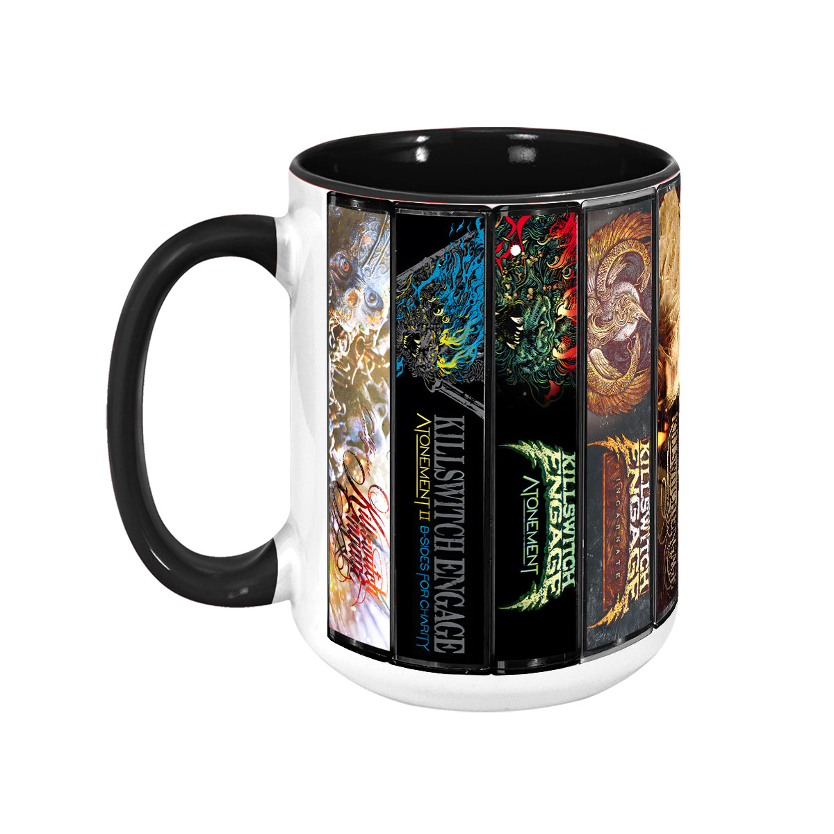 Killswitch Engage Albums Cassette Collection Retro Accent Mug