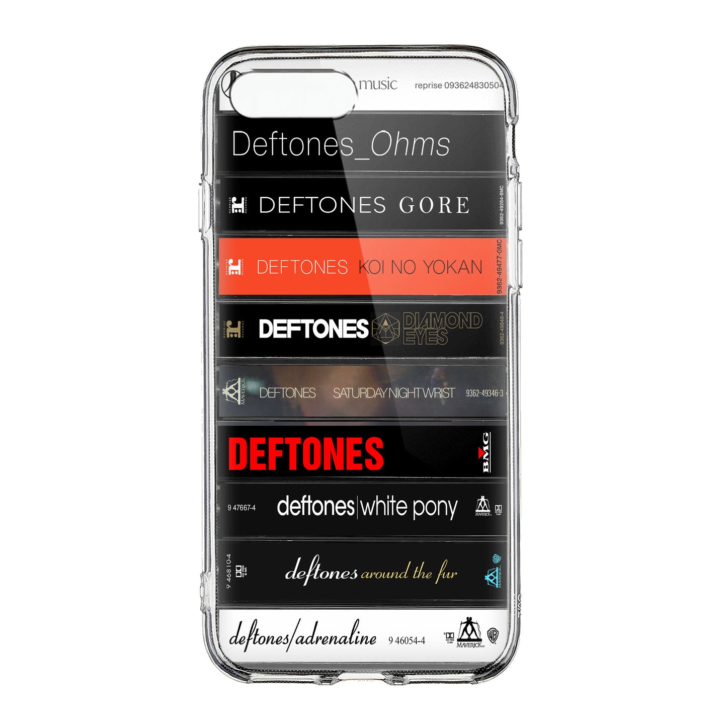 Deftones Albums Cassette Collection Retro MagSafe Phone Case
