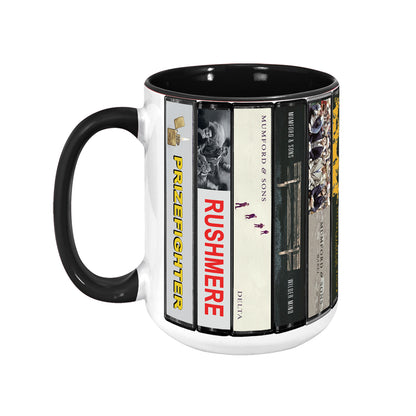 Mumford & Sons Albums Cassette Collection Retro Accent Mug