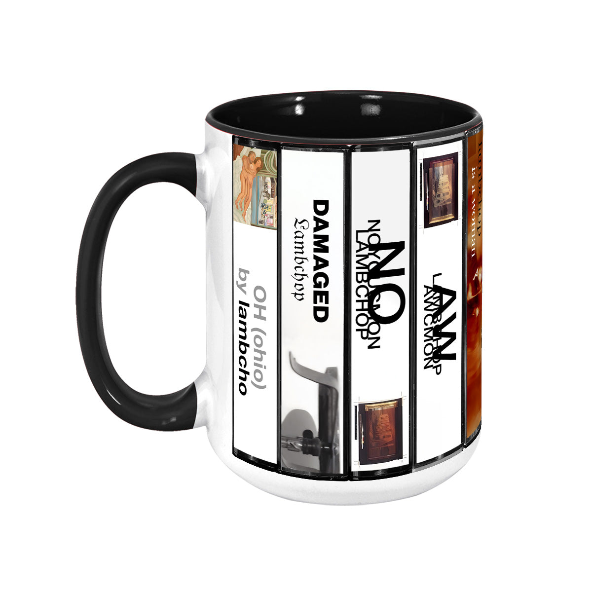 Lambchop Albums Cassette Collection Retro Accent Mug