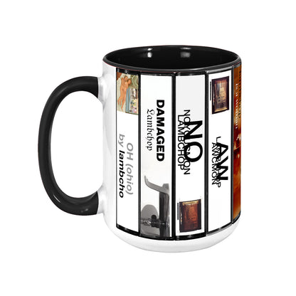 Lambchop Albums Cassette Collection Retro Accent Mug