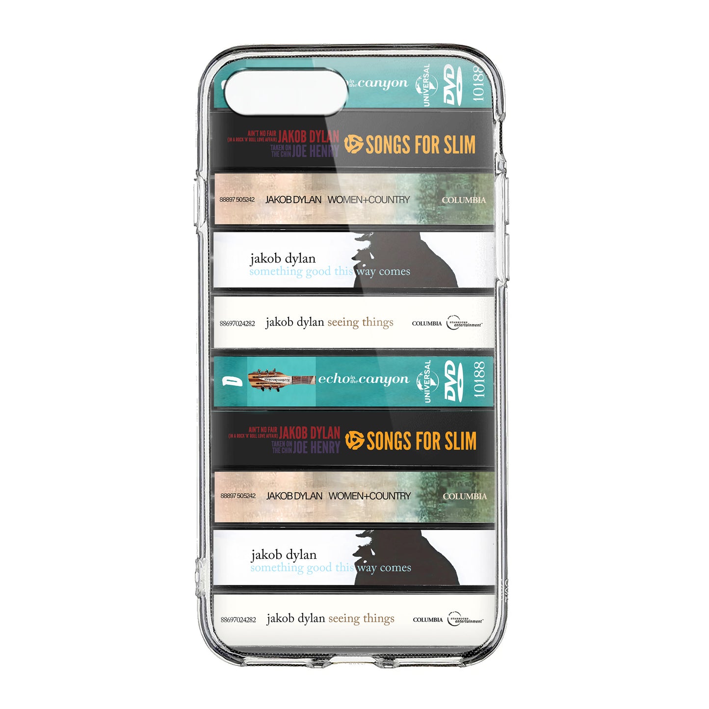 Jacob Dylan Albums Cassette Collection Retro Phone Case