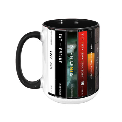 TNT Albums Cassette Collection Retro Accent Mug