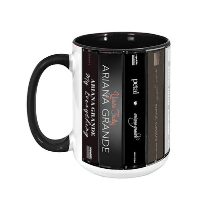 Ariana Grande Albums Cassette Collection Retro Accent Mug