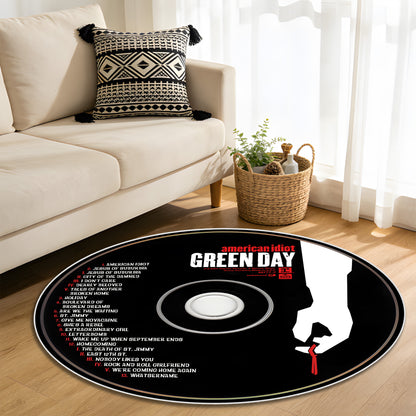 Green Day - American Idiot Album Music CD Round Rug