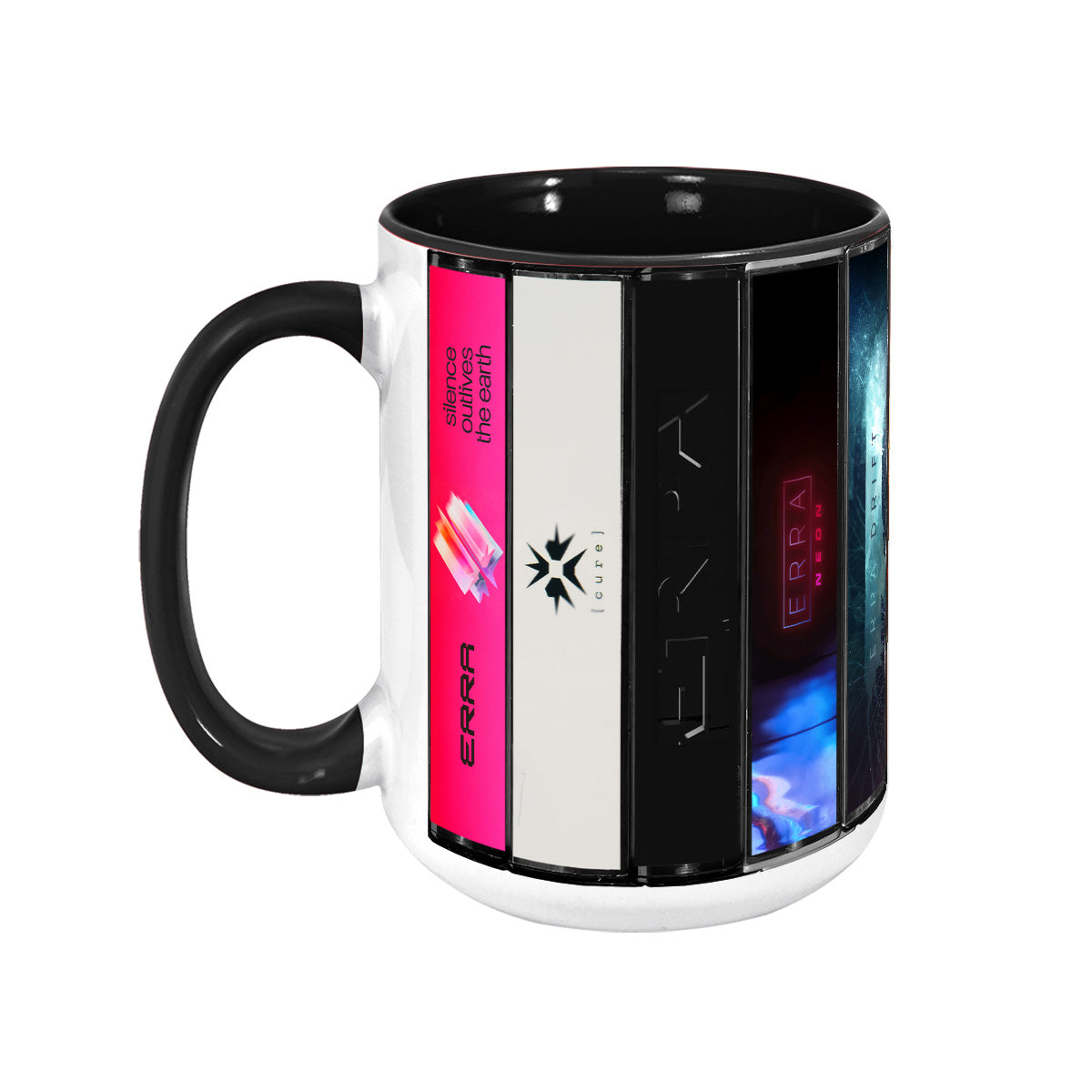ERRA Albums Cassette Collection Retro Accent Mug