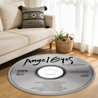 Angel Eyes- Jeff Healy Band Album Music CD Round Rug