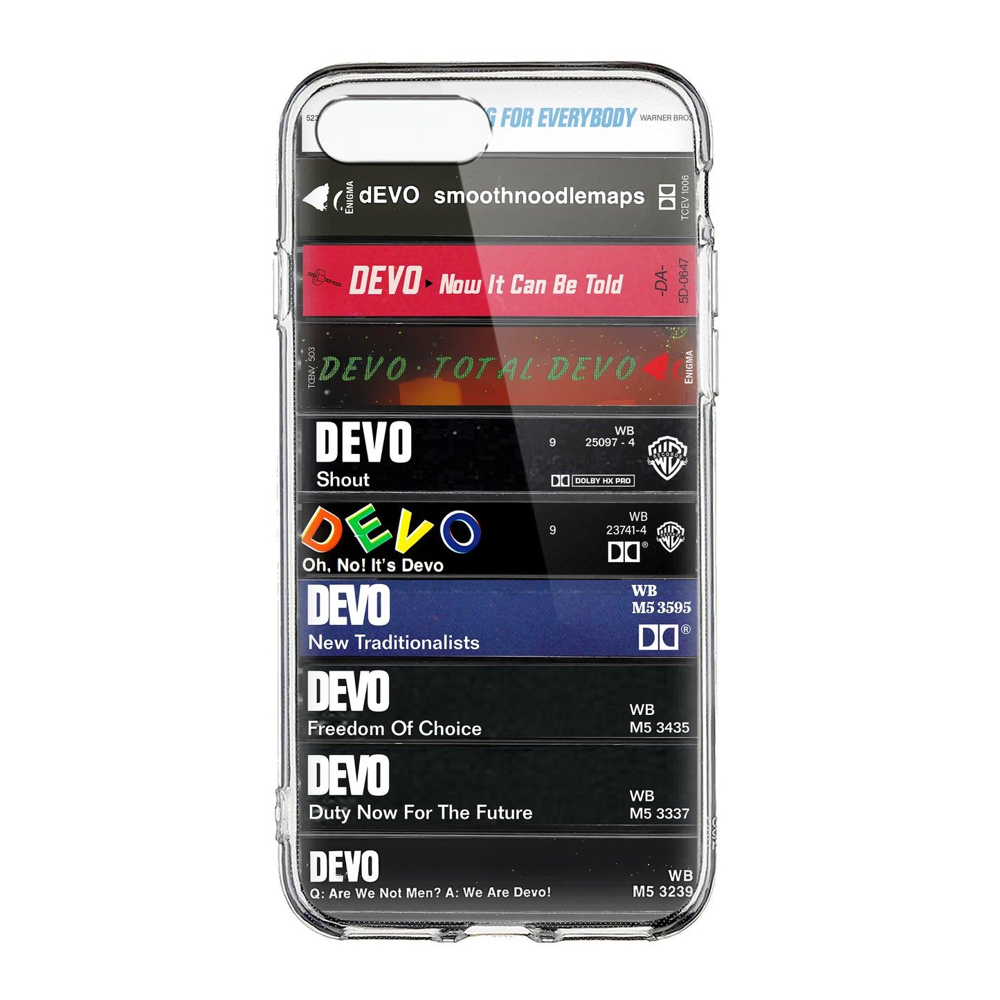 Devo Albums Cassette Collection Retro Phone Case