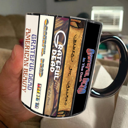 Grateful Dead Albums Cover Collection Retro Accent Mug
