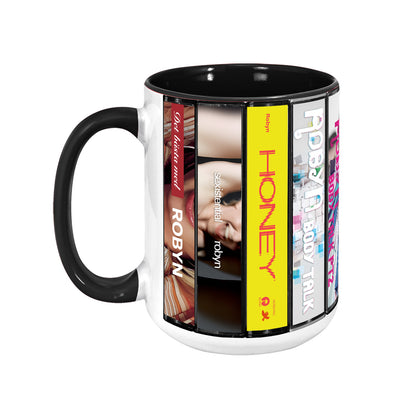 Robyn Albums Cassette Collection Retro Accent Mug