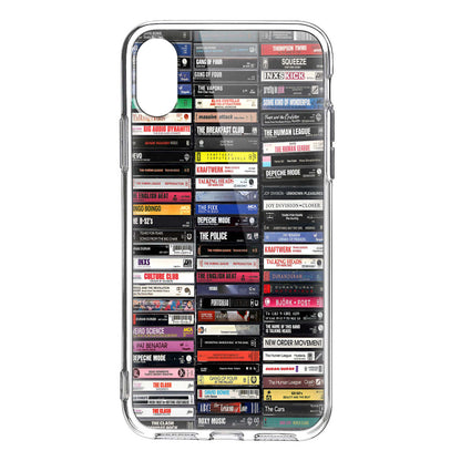 Classic New Wave & Electronic Albums Cassette Collection Retro Phone Case