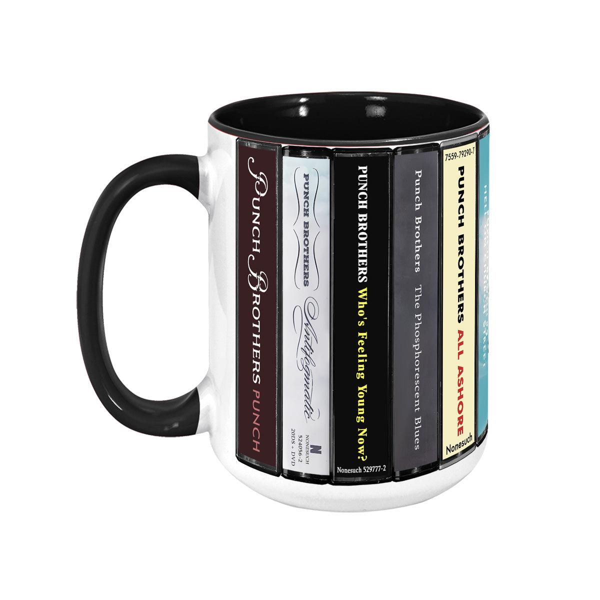 Punch Brothers Albums Cassette Collection Retro Accent Mug