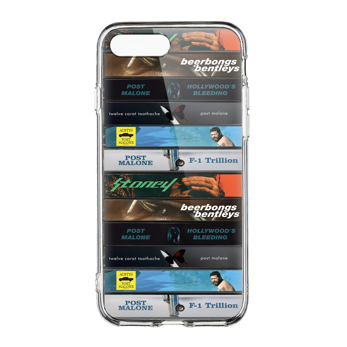 Post Malone Albums Cassette Collection Retro Phone Case