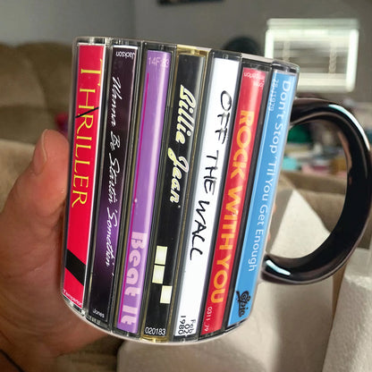 Michael Jackson Music Cassette Retro Collection Accent Mug