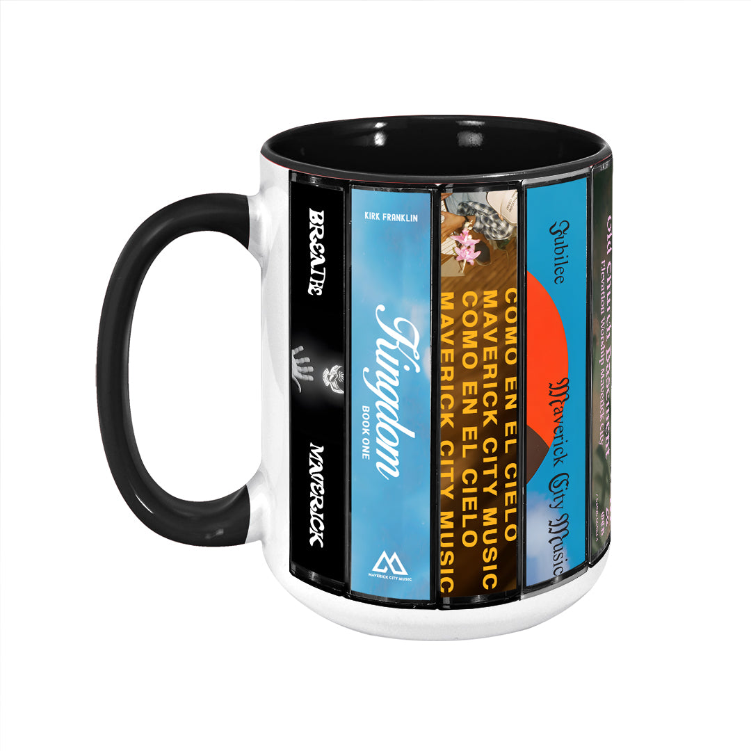 Maverick City Music Albums Cassette Collection Retro Accent Mug
