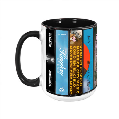 Maverick City Music Albums Cassette Collection Retro Accent Mug