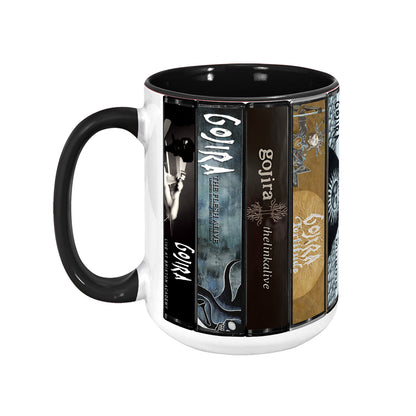 Gojira Albums Cassette Collection Retro Accent Mug