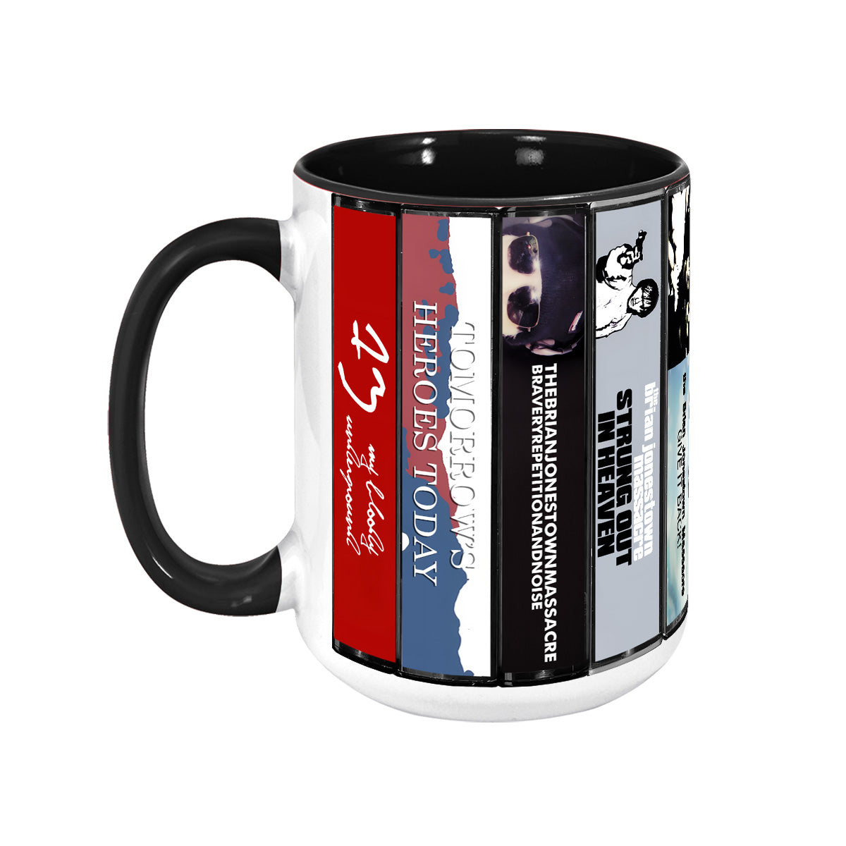 The Brian Jonestown Massacre Albums Cassette Collection Retro Accent Mug