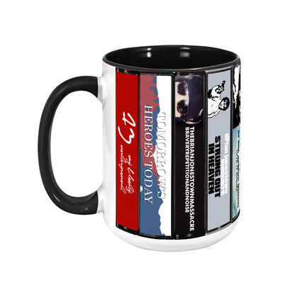The Brian Jonestown Massacre Albums Cassette Collection Retro Accent Mug