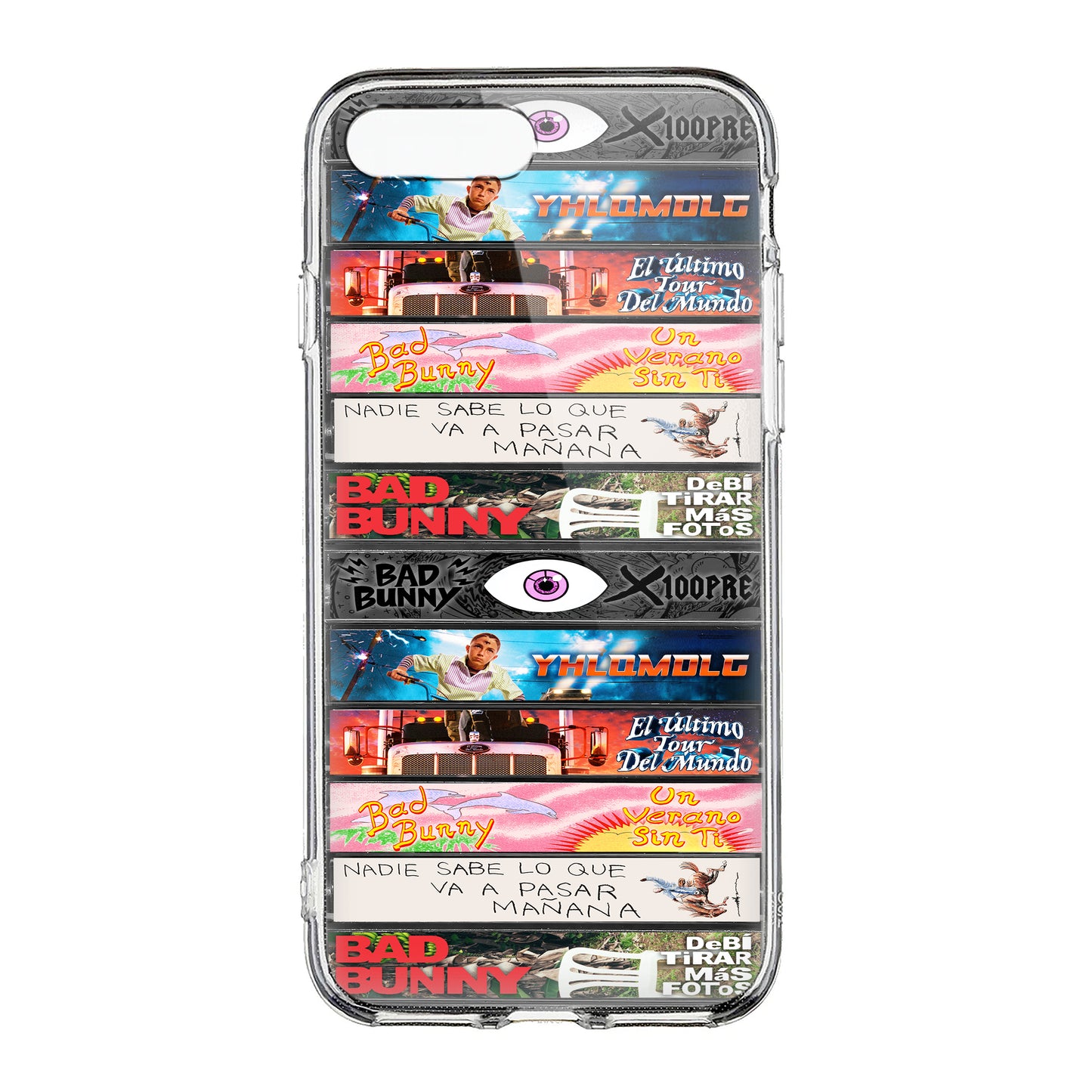 Bad Bunny Albums Cassette Collection Retro Phone Case